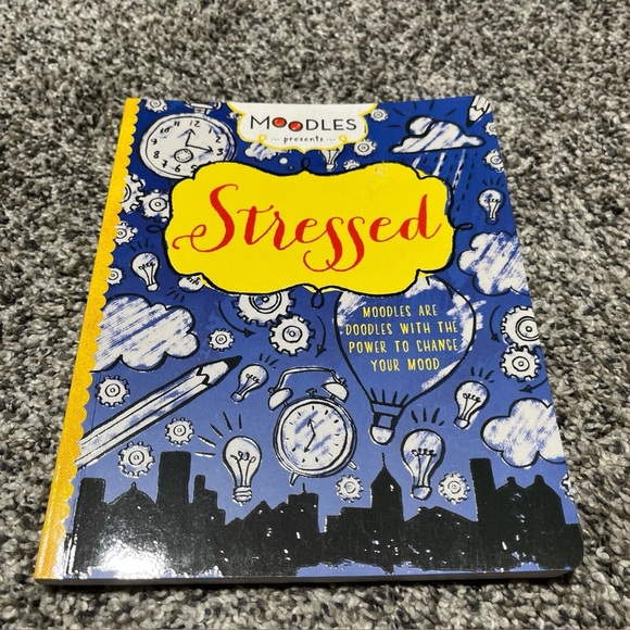 Moodles Book Stressed Doodle Your Mood Coloring Book - Picture 1 of 7